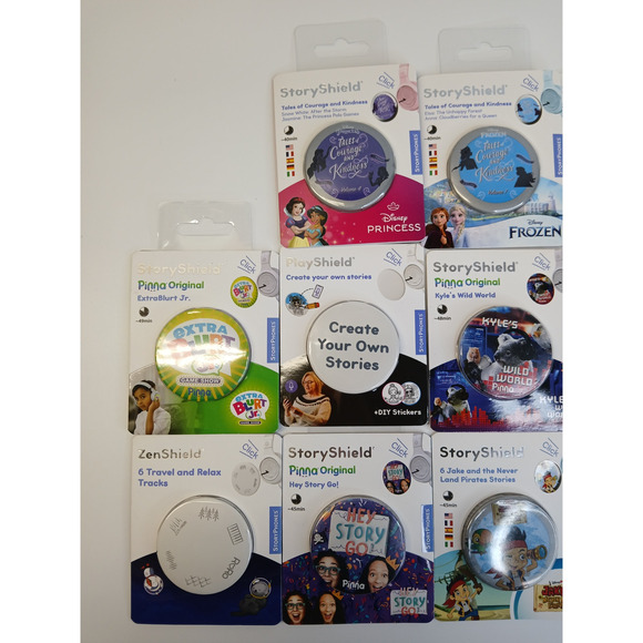 StoryPhones 13 PACK NEW Story Shields Disc Disney Headphones Storytelling SEALED - Picture 2 of 6